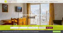 Desktop Screenshot of apartamentosbiarritzgandia.com