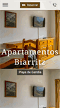 Mobile Screenshot of apartamentosbiarritzgandia.com